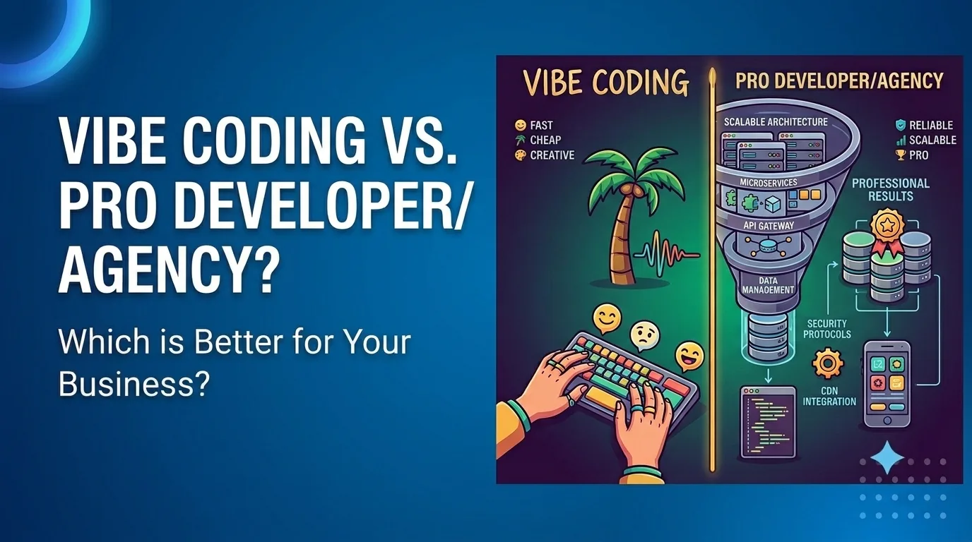 Vibe Coding vs Hiring a Professional Developer or Agency: Which Is Better for Your Business?