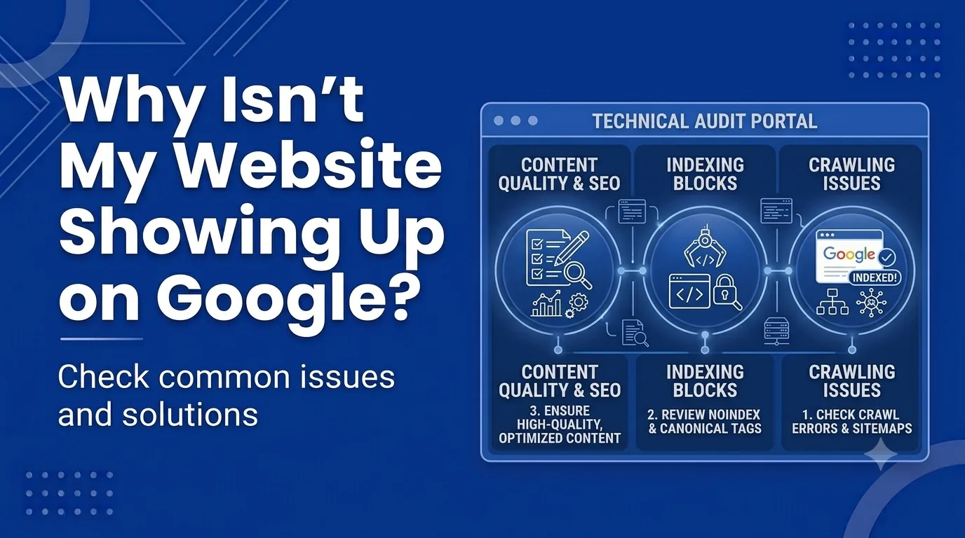 Why Isn’t My Website Showing Up on Google?